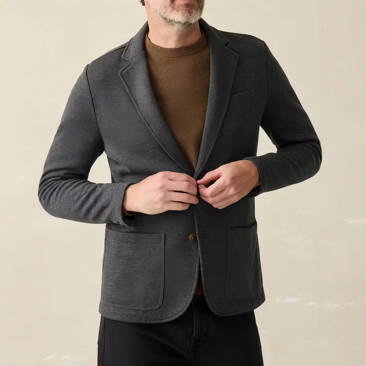 Women Elegant Wool Blazer with Autumn Cut