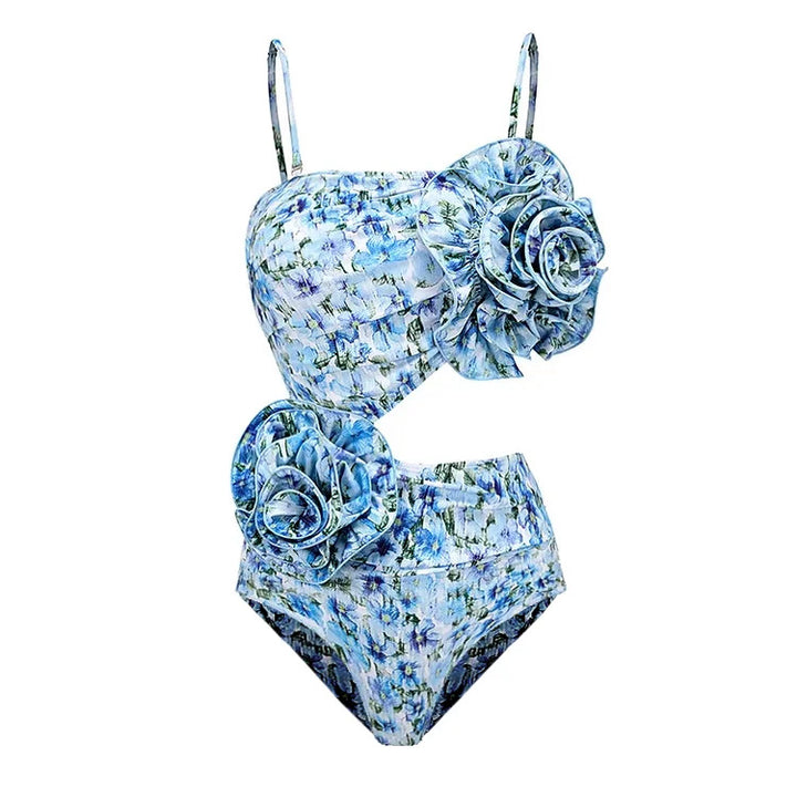Women's swimsuit with enchanting cut-out design and overlapping neckline Mune Fashion