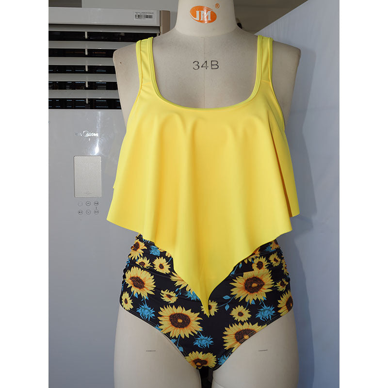 Women's One-Piece Swimsuit with Stylish Cover-Up Mune Fashion