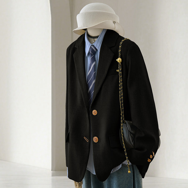 Women Classic Wool Blazer Mune Fashion
