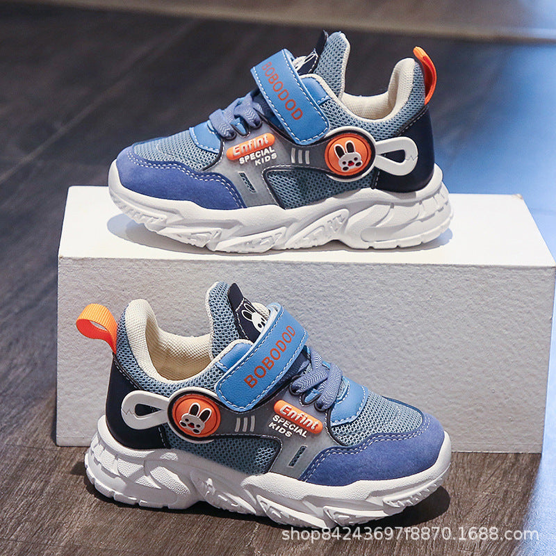 Women's sporty children's sneakers with practical Velcro fasteners and cute appliqués Mune Fashion