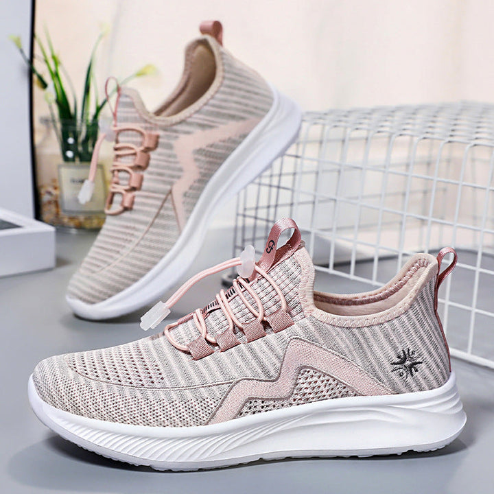 Women's Sporty Lightweight Sneakers with Elastic Lacing System Mune Fashion