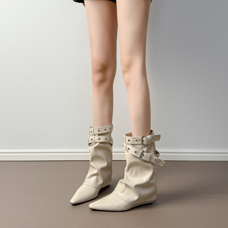 Women Fashionable and Elegant Ankle Boots Mune Fashion