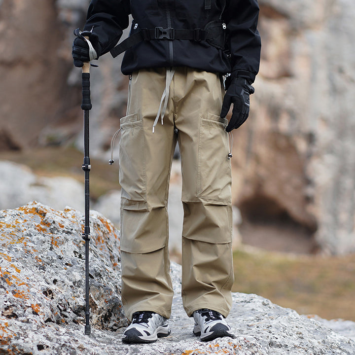 Men's outdoor cargo pants with reinforced knees, water-repellent and breathable Mune Fashion