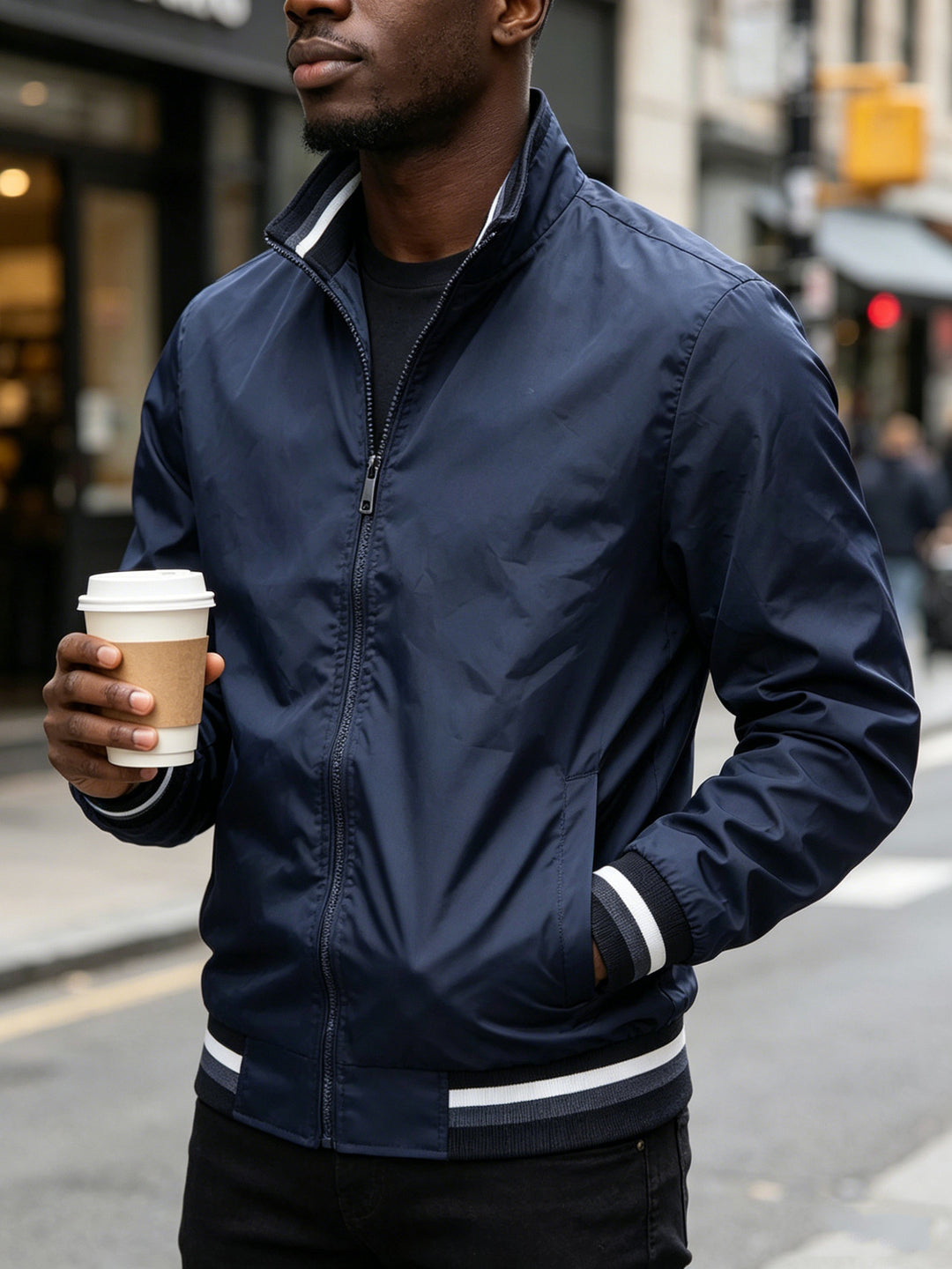 Men's Sporty Bomber Jacket Mune Fashion