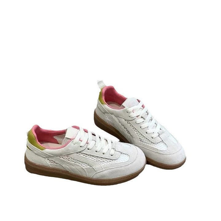 Women Retro Sneaker with breathable surface structure and structured sole Mune Fashion