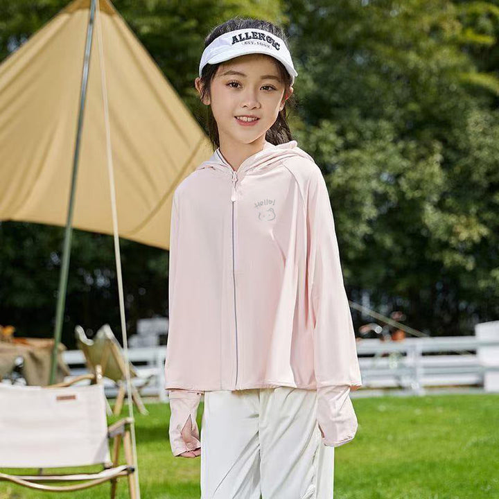 Girl Breathable UV Protection Jacket Mune Fashion