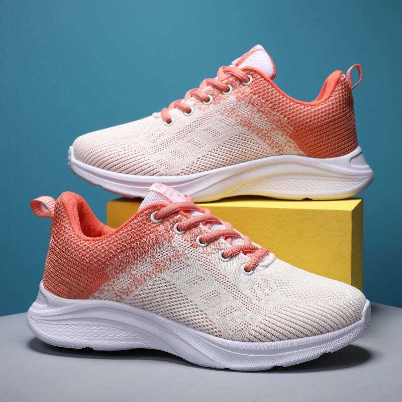 Men's lightweight knitted trainer with ergonomic wave sole, padded insole, and reinforced lacing Mune Fashion