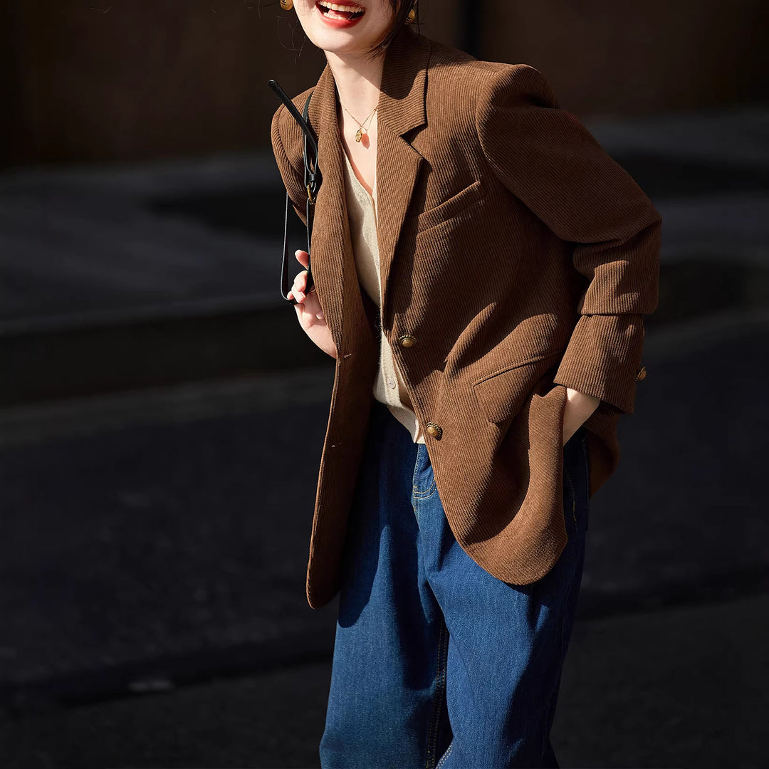 Women's stylish cord blazer Mune Fashion