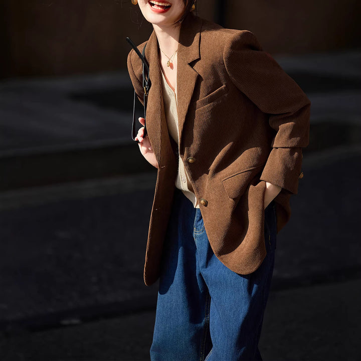 Women's stylish cord blazer Mune Fashion