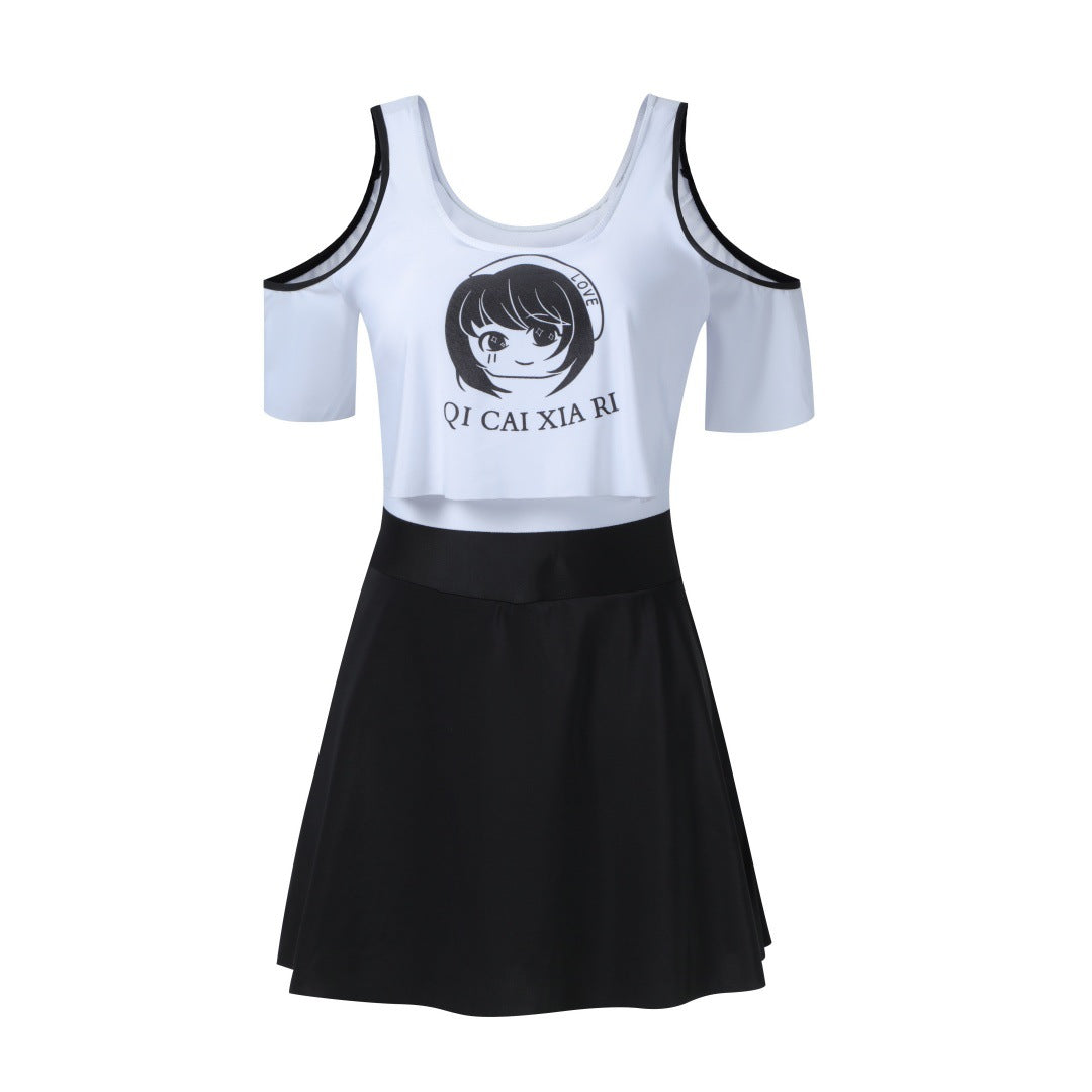 Girls Sporty Swimwear Mune Fashion