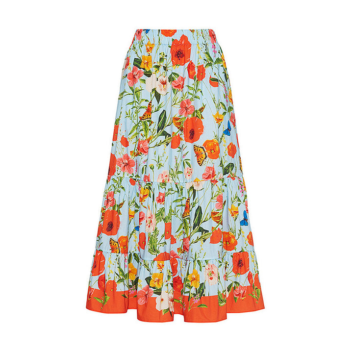 Women's swimsuit and skirt set with floral design Mune Fashion