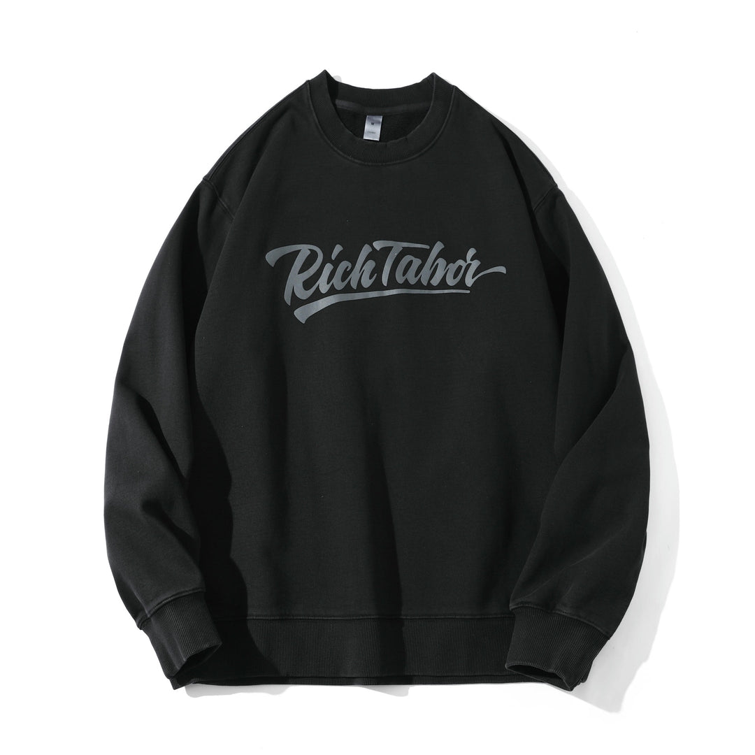 Unisex Locker cut cotton fleece sweatshirt with Script logo Mune Fashion