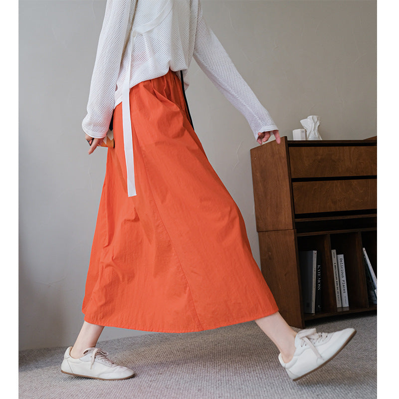 Women Elegant and Casual Maxi Skirt Drune