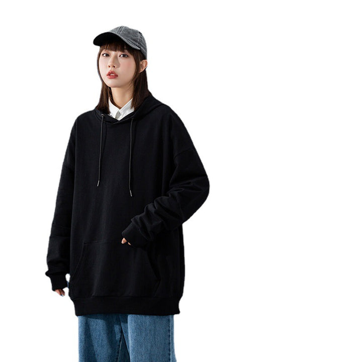 Women's Oversized Hoodie with Kangaroo Pocket, Dropped Shoulders and Adjustable Drawstring Mune Fashion