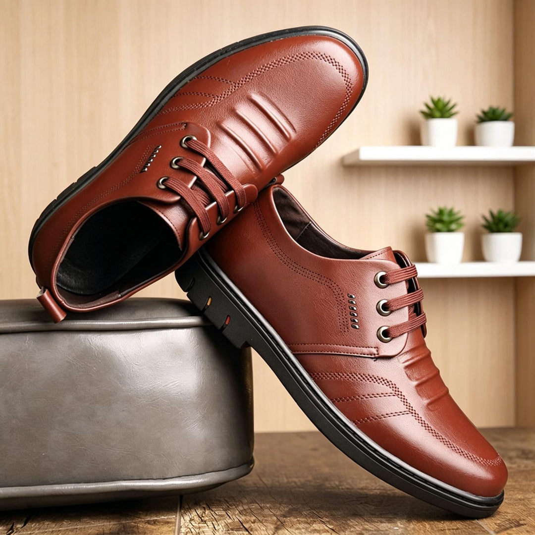 Men Stylish and Elegant Lace-up Shoes Mune Fashion