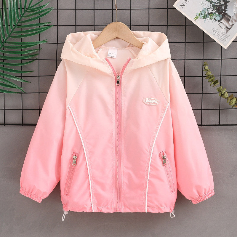 Women's lightweight water-repellent transitional jacket with hood and zip pockets Mune Fashion
