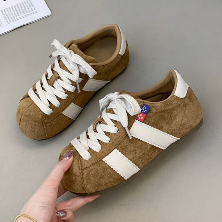 Women's Comfortable Sneakers made of high-quality suede with classic design Mune Fashion