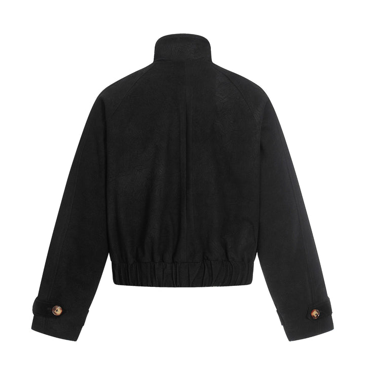 Unisex Short Cut Boxy Blouson with Toggle Closures and Adjustable Cuffs Mune Fashion