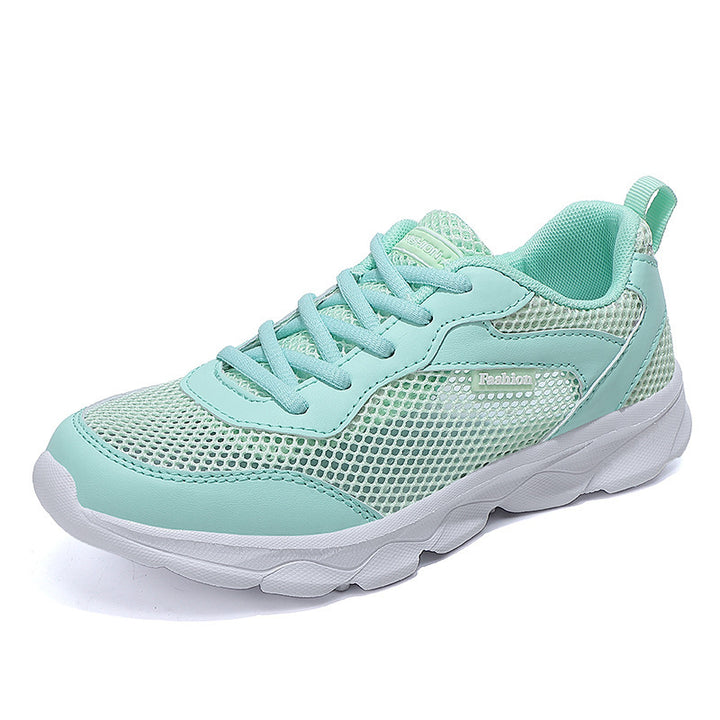 Women nan lightweight everyday and travel sneakers with airy mesh structure, cushioning lightweight sole and heel loop Mune Fashion