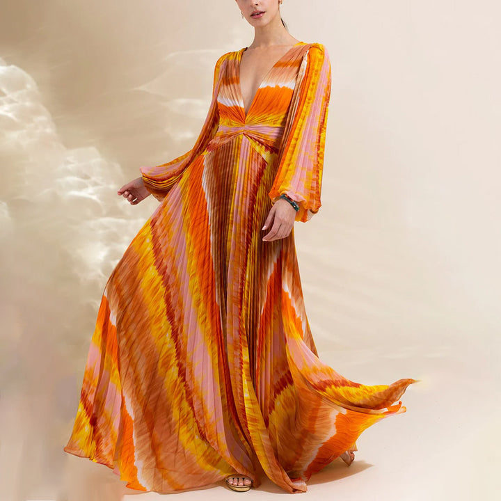 Women's One-Piece Swimsuit with Luxurious Puff Sleeves Mune Fashion
