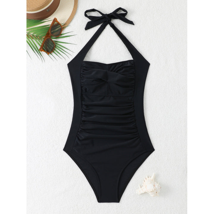 Women's Elegant Wrap Swimsuit with Ruffles Mune Fashion