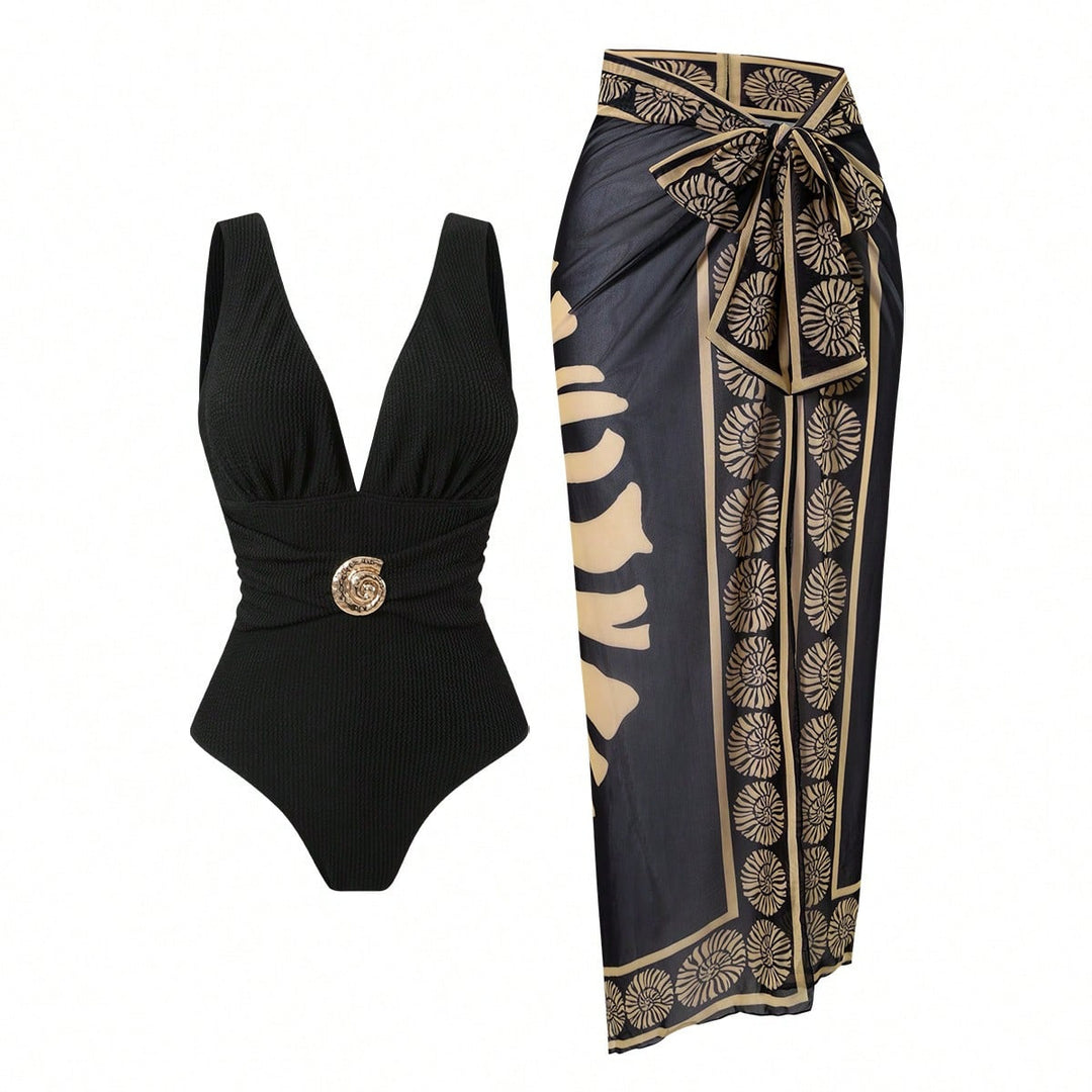 Women’s swimsuit with exclusive wrap skirt Mune Fashion