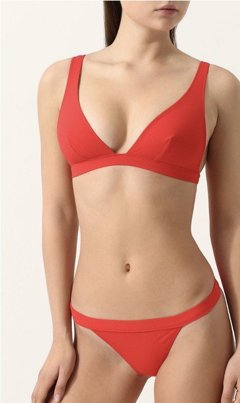 Ladies triangle bikini top with reinforced support Mune Fashion