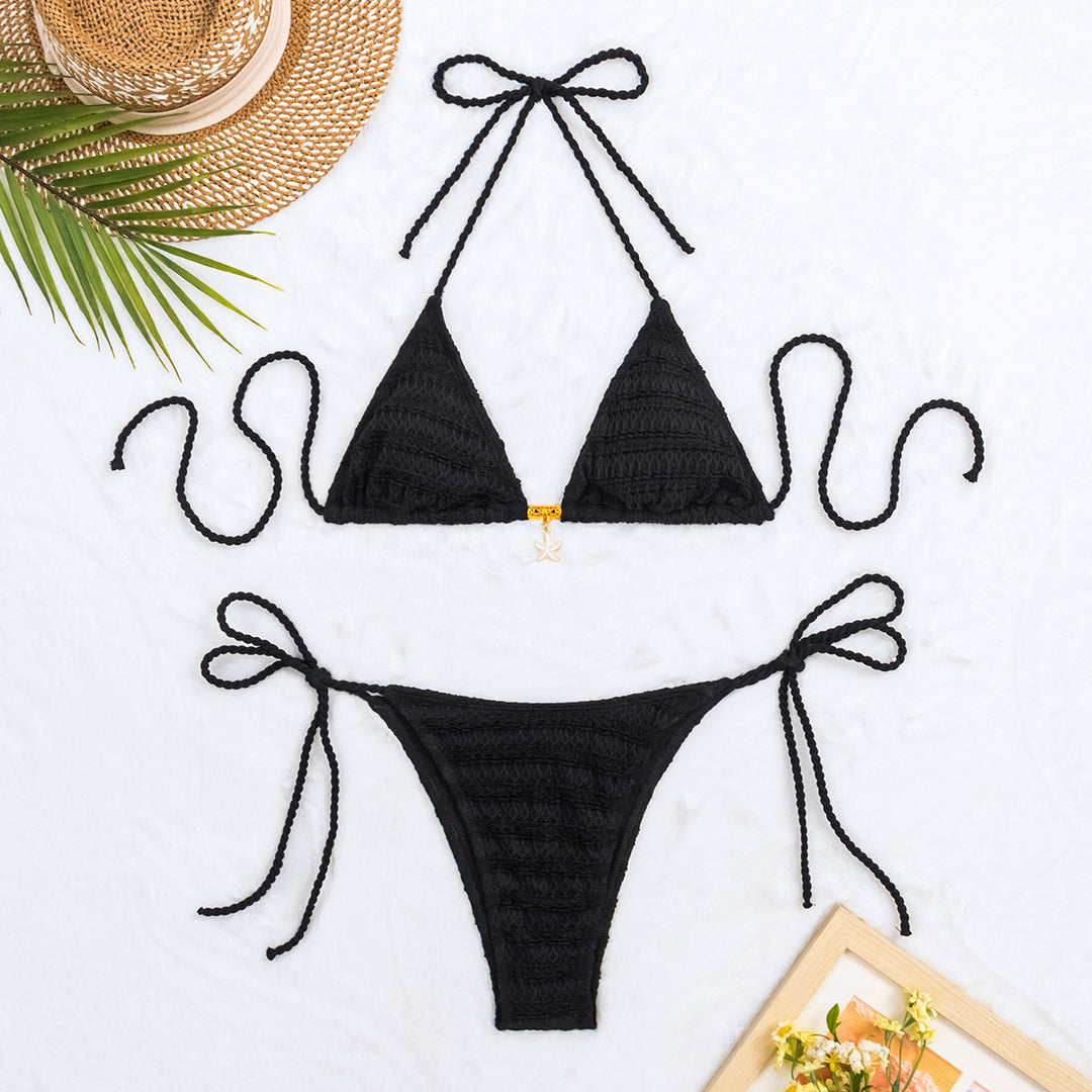 Women's triangle bikini with sparkling details Mune Fashion