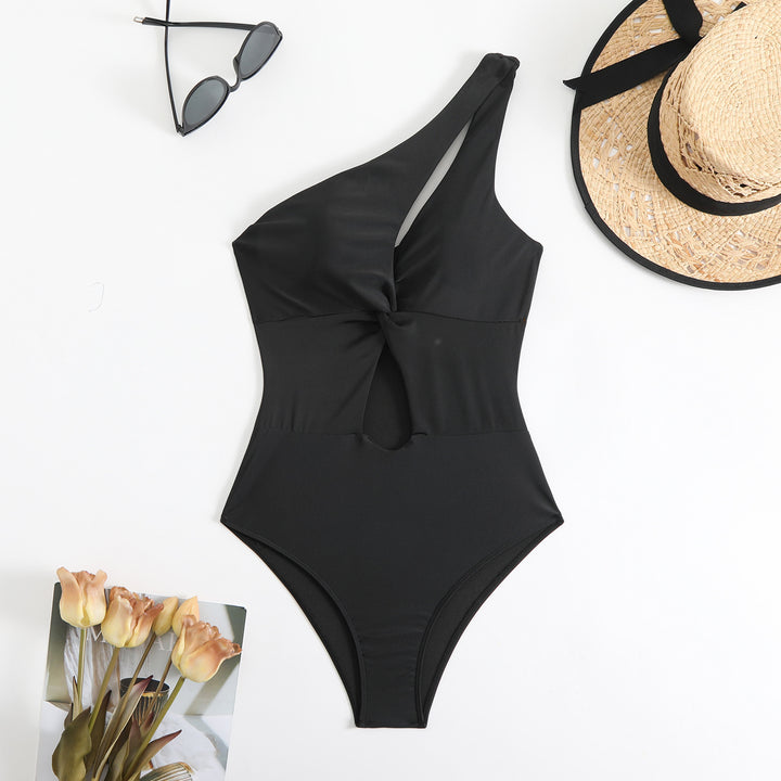 Women One-Sided Cut-Out Swimsuit Mune Fashion