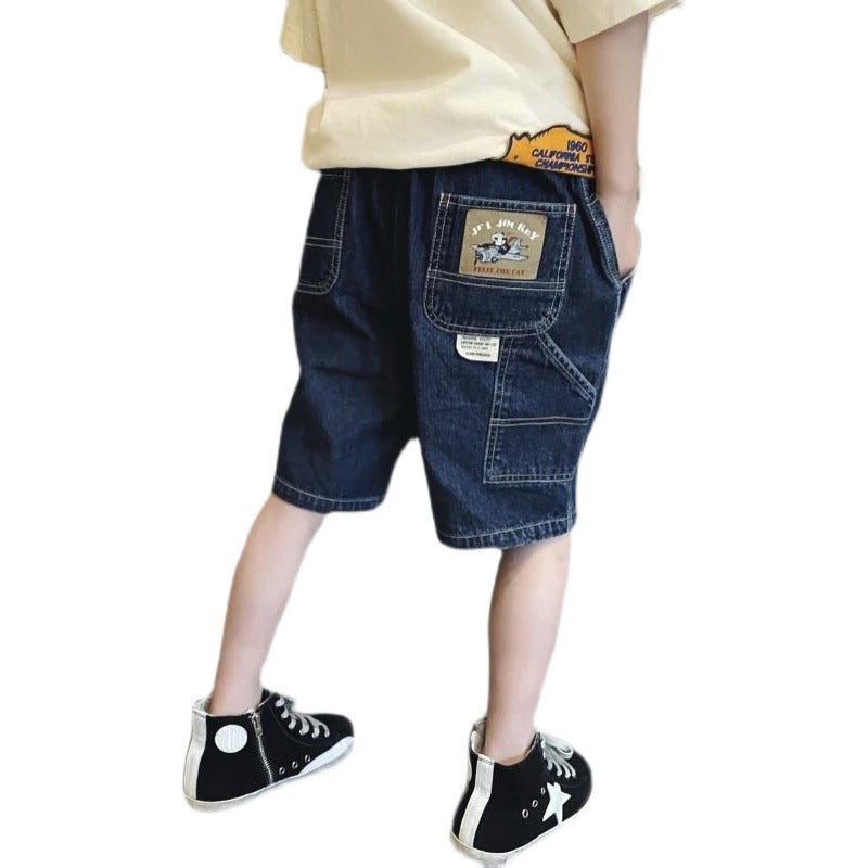 Boys casual jeans shorts with large pockets Mune Fashion