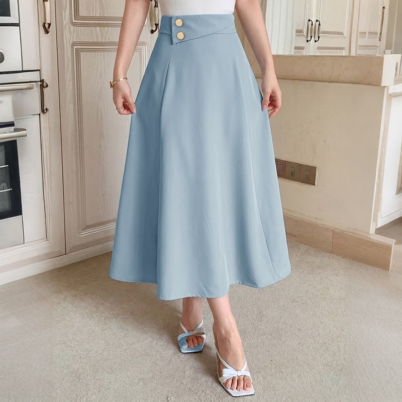 Women’s maxi skirts with decorative button placket Mune Fashion
