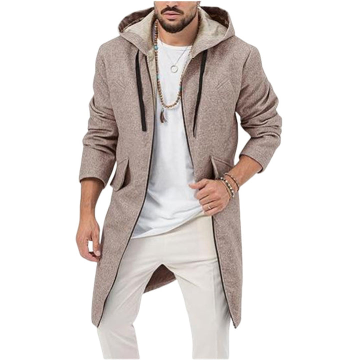 Men's Stylish Long Jacket with Hood Mune