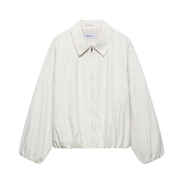 Women's Lightweight Oversized Blouson with Elastic Hem