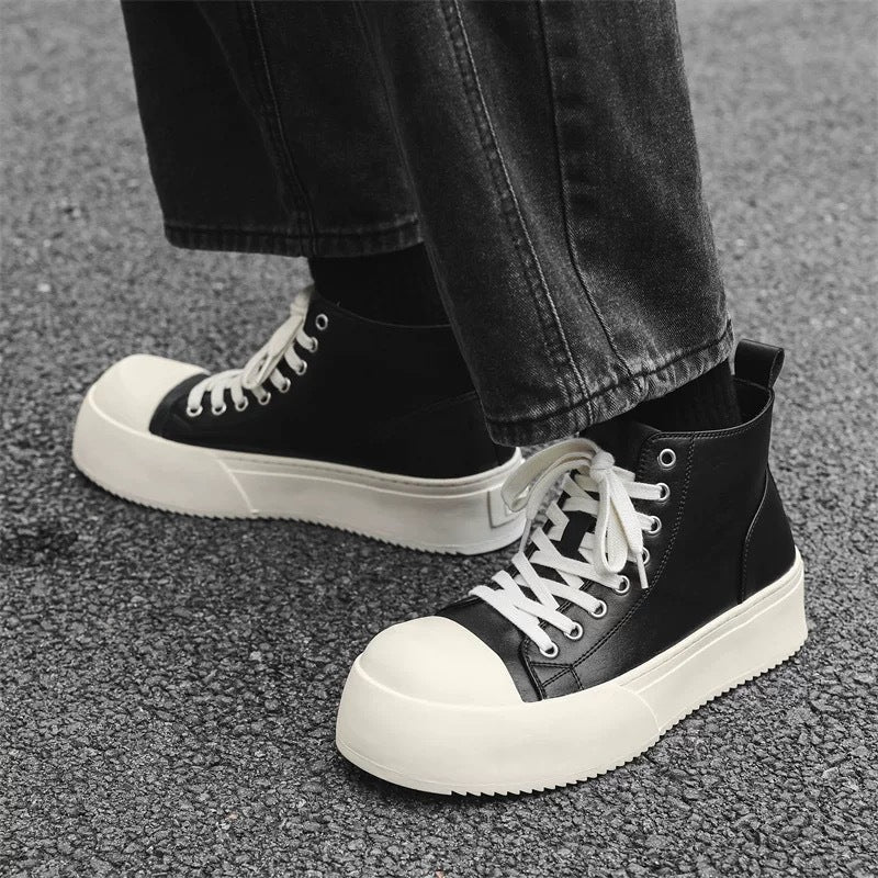 Women High Platform Sneakers with Robust Profile and Sporty Design Mune Fashion