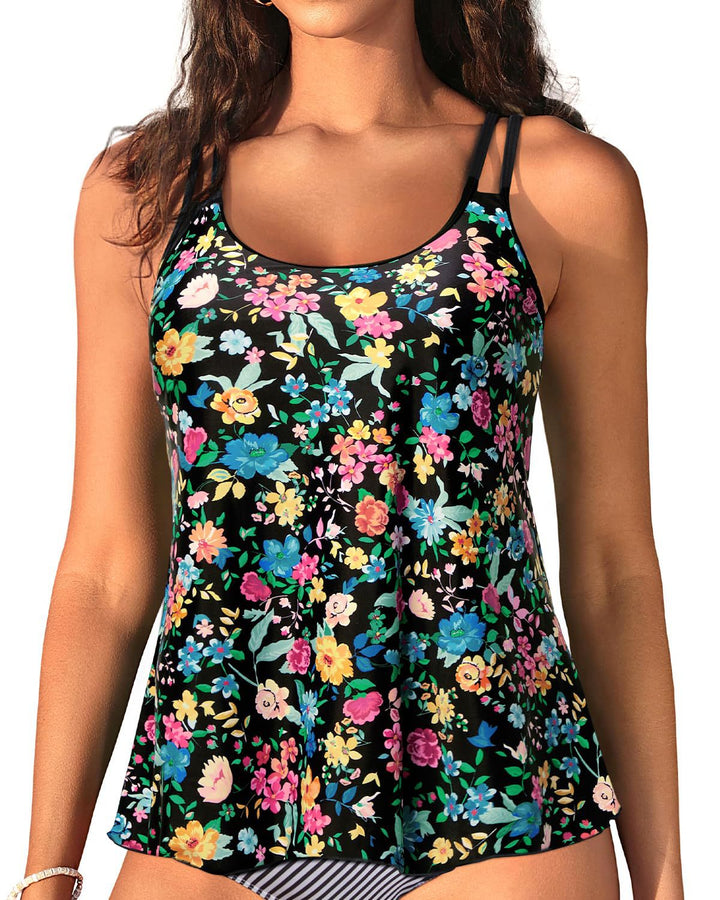 Women's sporty tank top with adjustable straps Mune Fashion