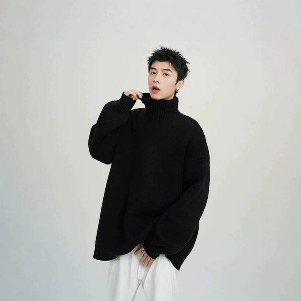 Unisex Oversized Turtleneck Sweater Mune Fashion