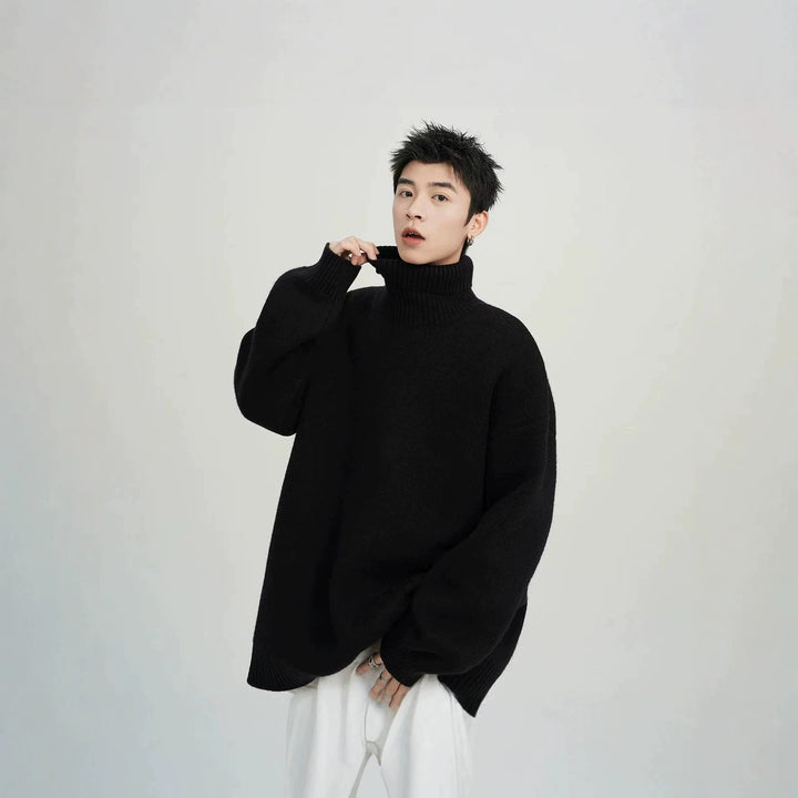 Unisex Oversized Turtleneck Sweater Mune Fashion