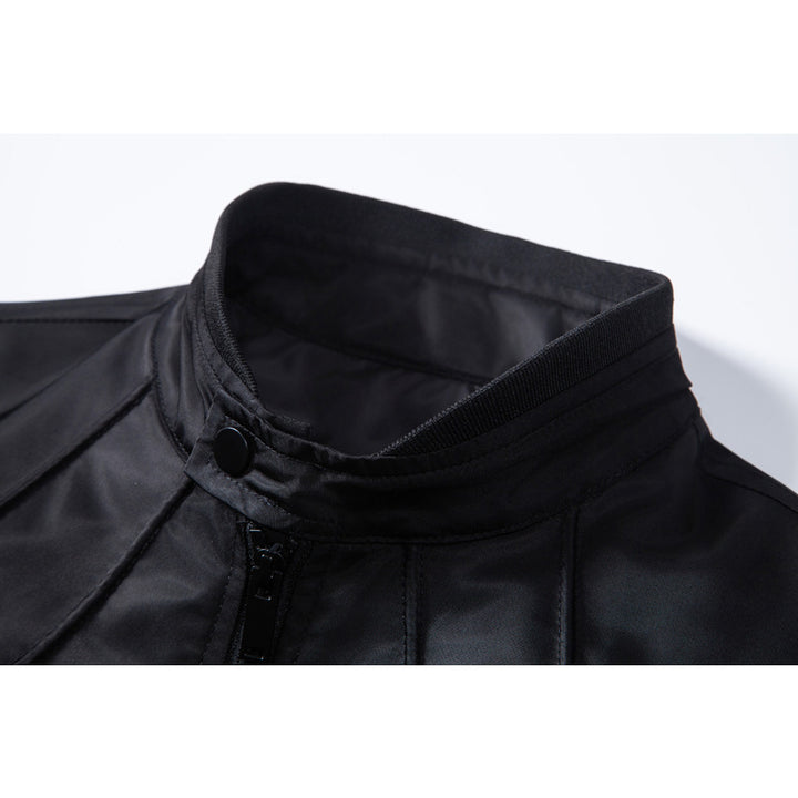 Men's stylish transitional jacket with high stand-up collar Mune Fashion