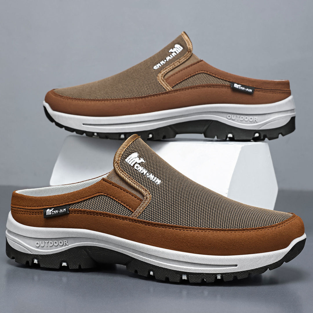 Men's breathable outdoor clog slipper with memory footbed Mune Fashion