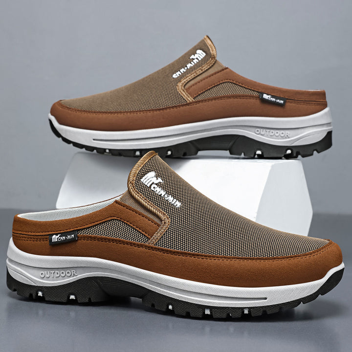 Men's breathable outdoor clog slipper with memory footbed Mune Fashion