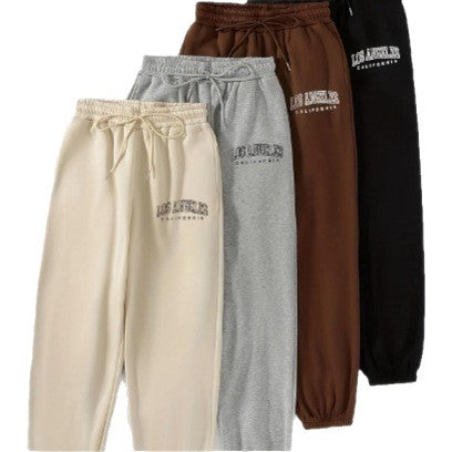 Ladies high-waisted lounge pants with elastic waistband and side pockets Mune Fashion