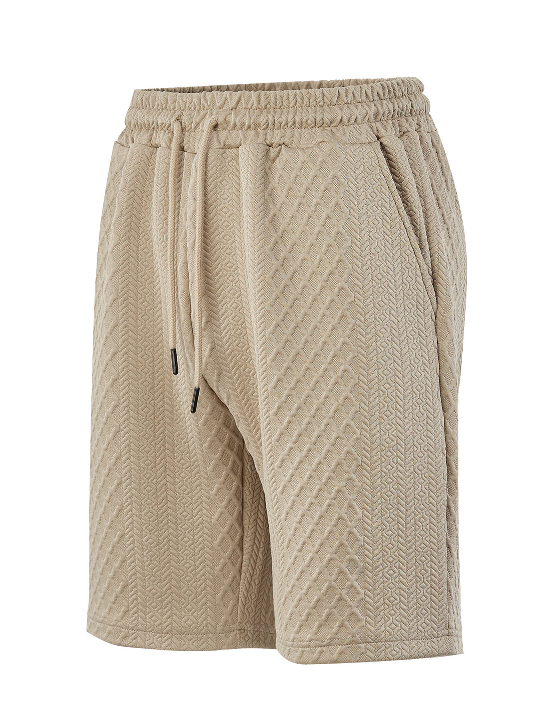 Men's structured lounge shorts with elastic waistband drawstring and side pockets Mune Fashion