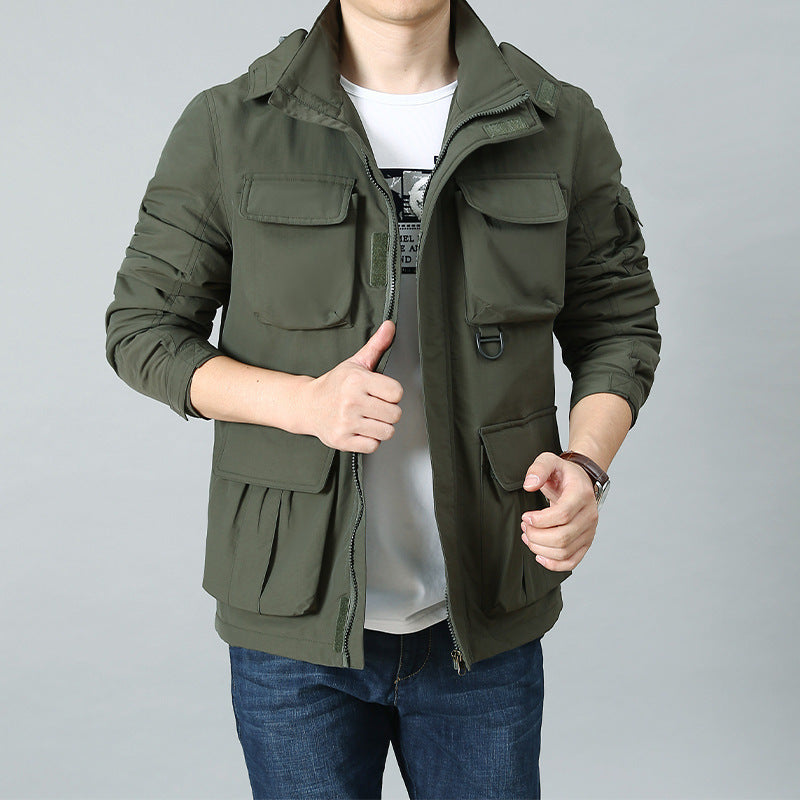 Men's Expedition Field Parka with full teddy lining, adjustable hood, and multiple cargo pockets Mune Fashion