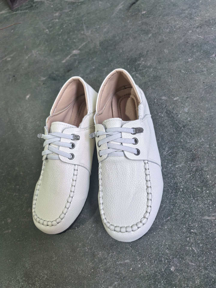 Men's classic moccasin slippers with elastic lacing and anatomical comfort footbed Mune Fashion