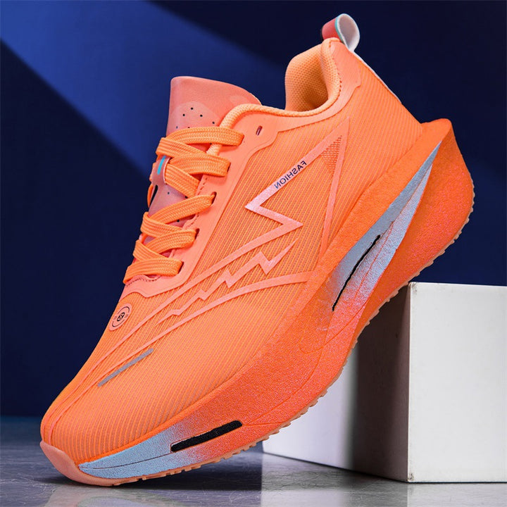 Unisex lightweight performance running shoe with cushioned platform sole and breathable mesh Mune Fashion