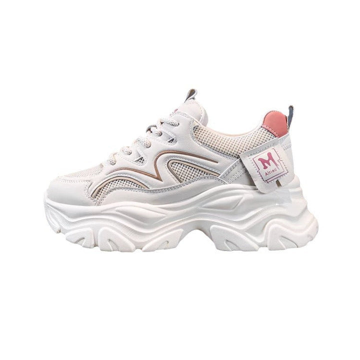 Women Sporty Sneakers with Air Cushion Technology and Breathable Mesh Surface Mune Fashion