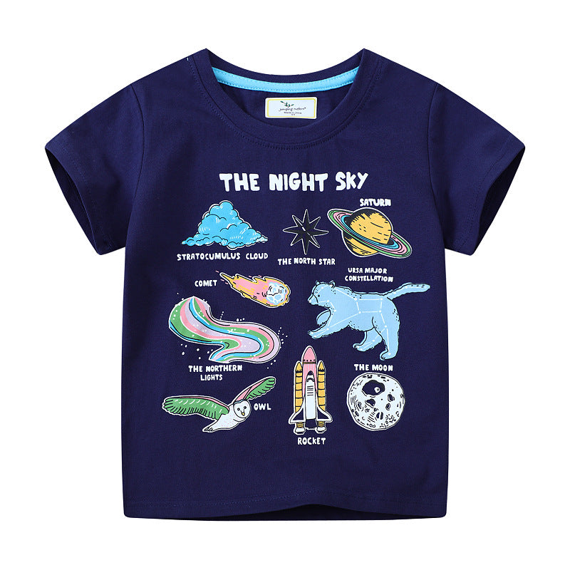 Boys T-shirt with creative space design Mune Fashion