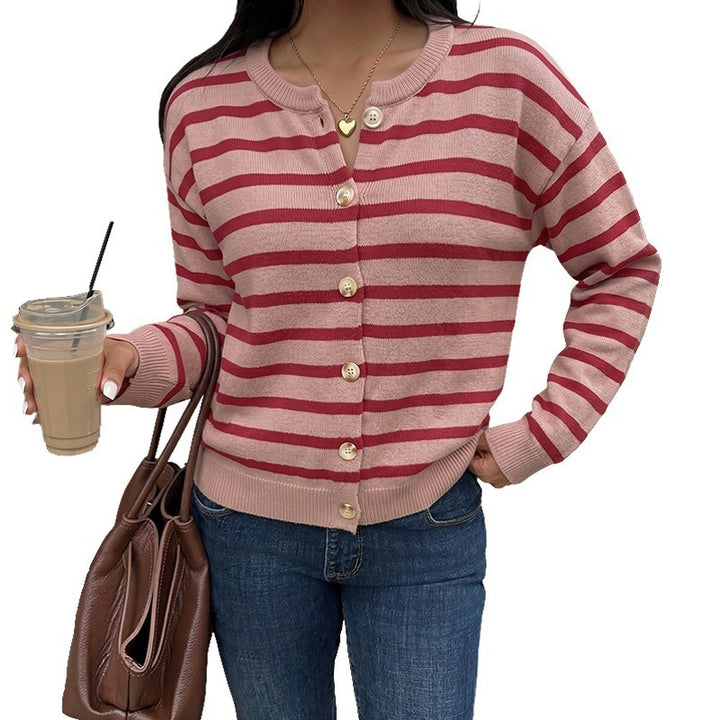 Women's Stylish Cardigan with Button Design Mune Fashion