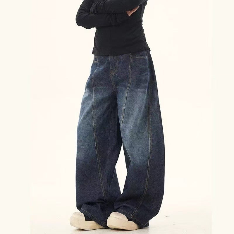 Women Loose-Fit Denim Pants Mune Fashion